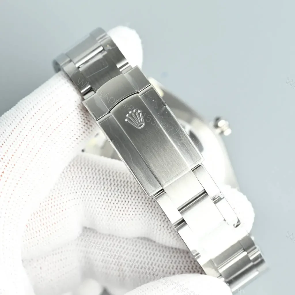 View 7 of Rolex Oyster Perpetual 41 Stainless Steel Yellow Dial Oyster 124300-0004