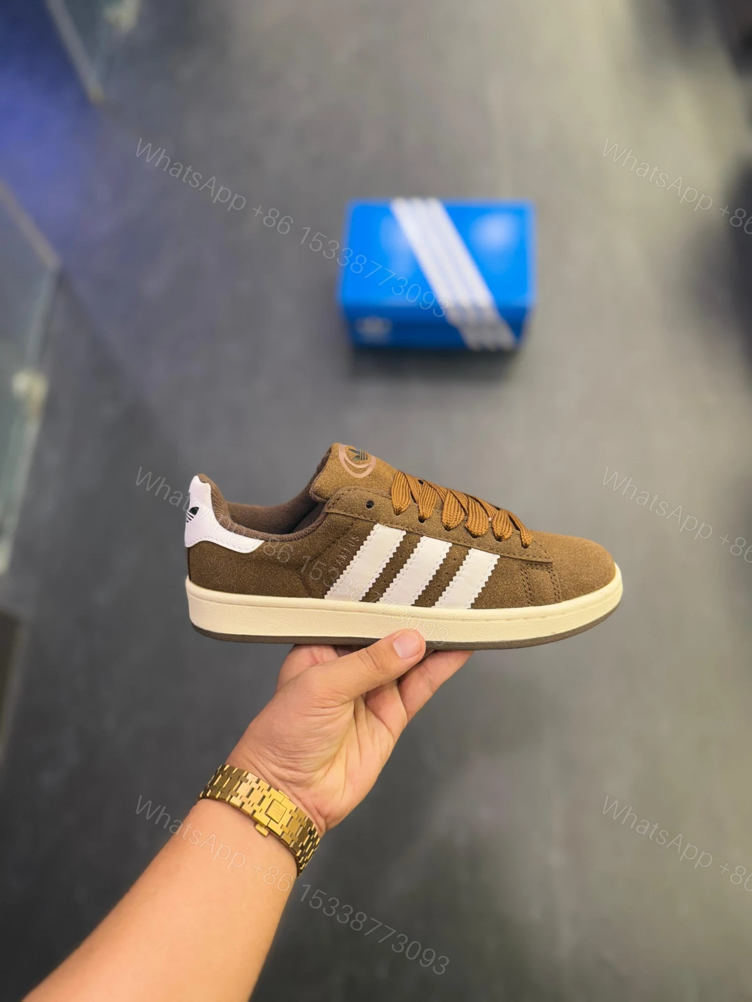 FIRST COPY Adidas Originals Campus Brown — view 1