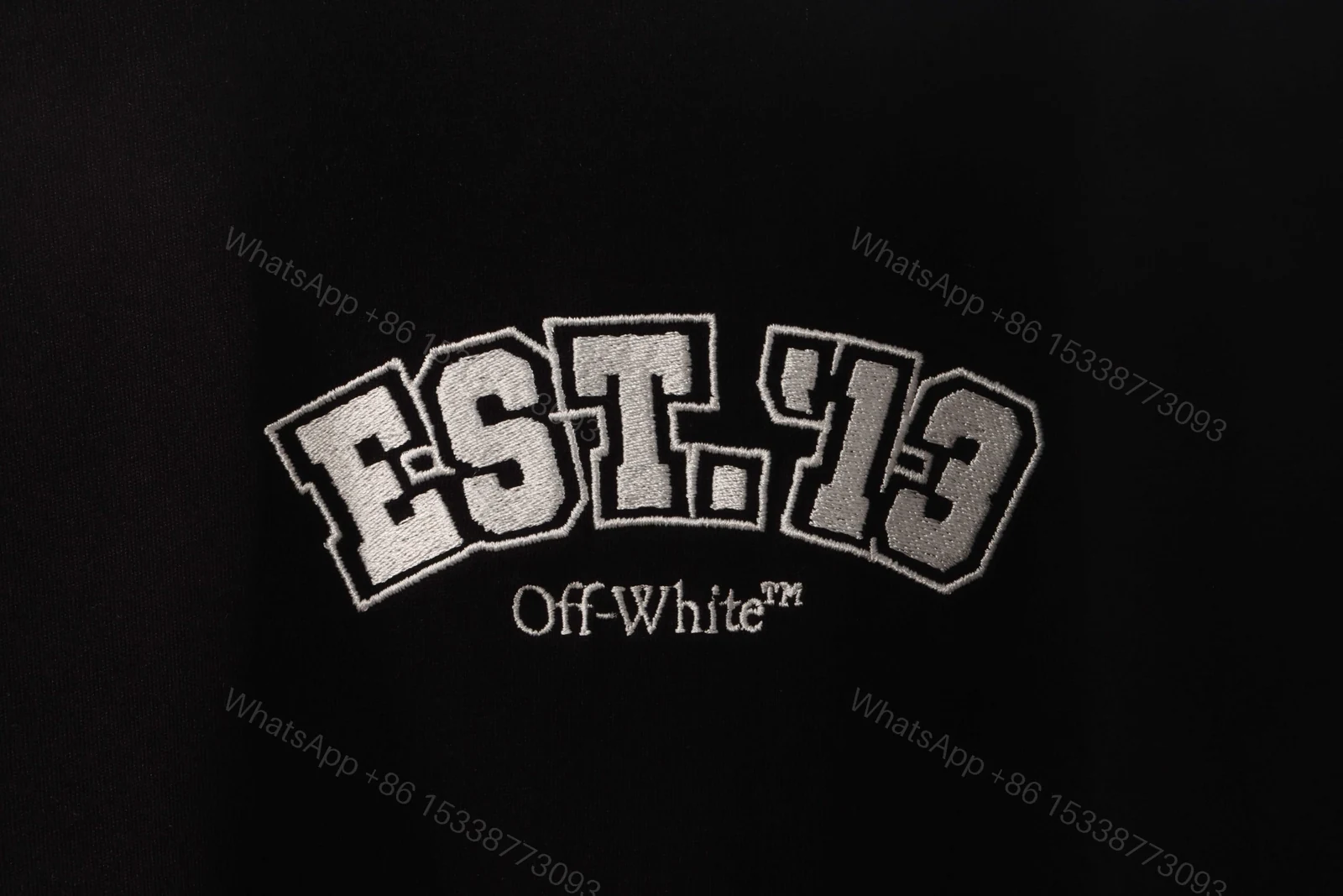 View 8 of Off-White Multiple Logos Black T-Shirt