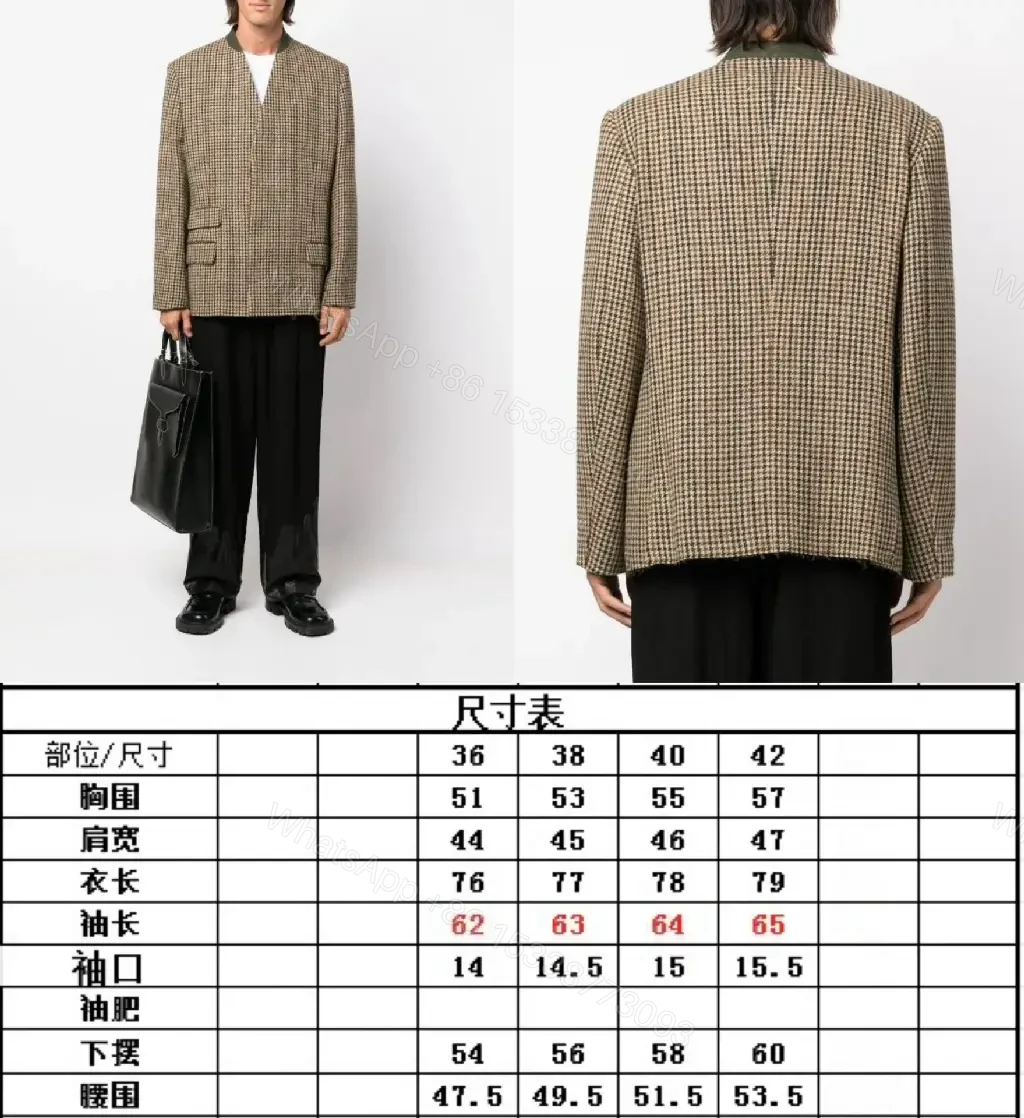 View 3 of Textured Check Blazer: Modern Tailoring with Supreme Comfort