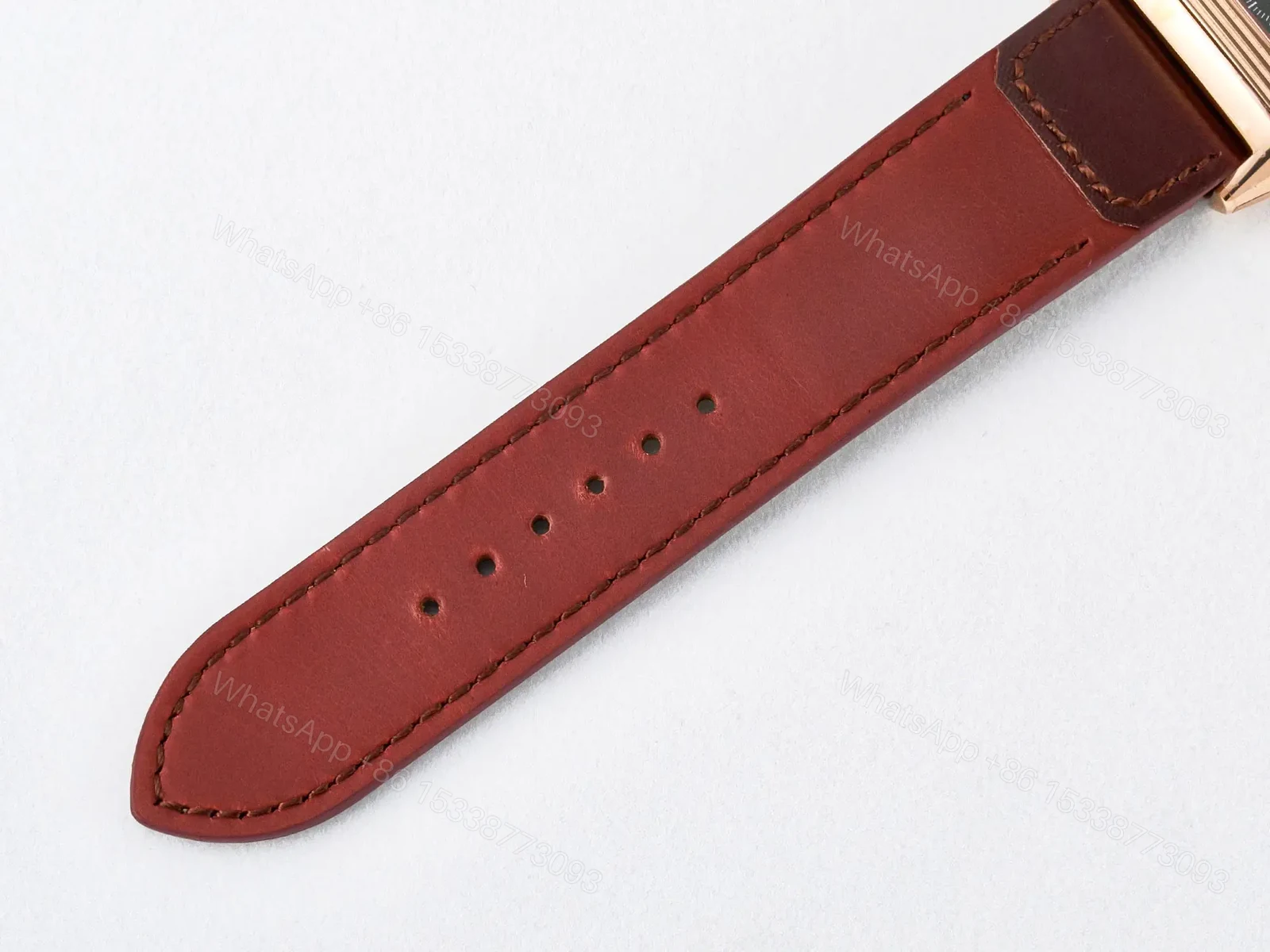 View 20 of Reverso Tribute Duoface Small Seconds RG MGF Best Edition Black Dial on Red Leather Strap A854A