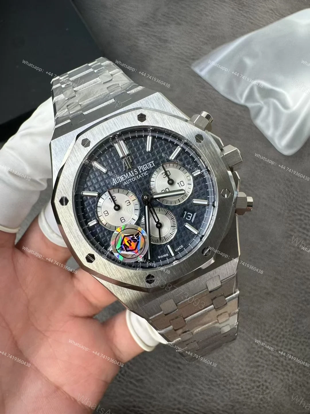 View 5 of Audemars Piguet Super Clone Royal Oak Blue Dial 26331ST Chronograph 41mm