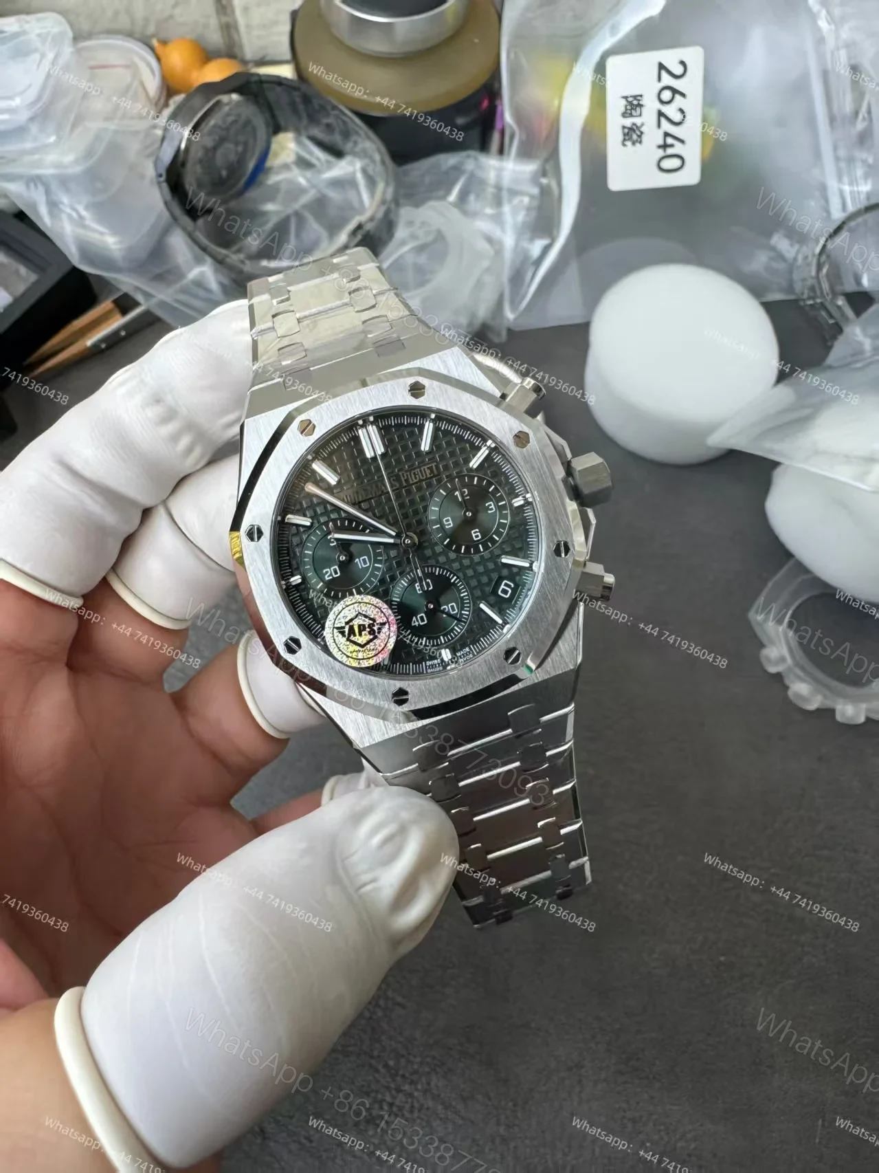View 3 of Audemars Piguet Royal Oak Chronograph 26240 Series Selfwinding Chronograph Best Super Clone