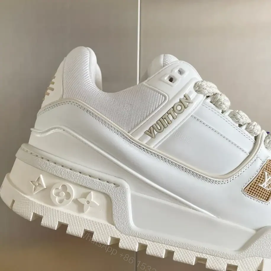 View 4 of LOUIS VUITTON LV TRAINER MAXI SNEAKERS IN WHITE – LSVT335