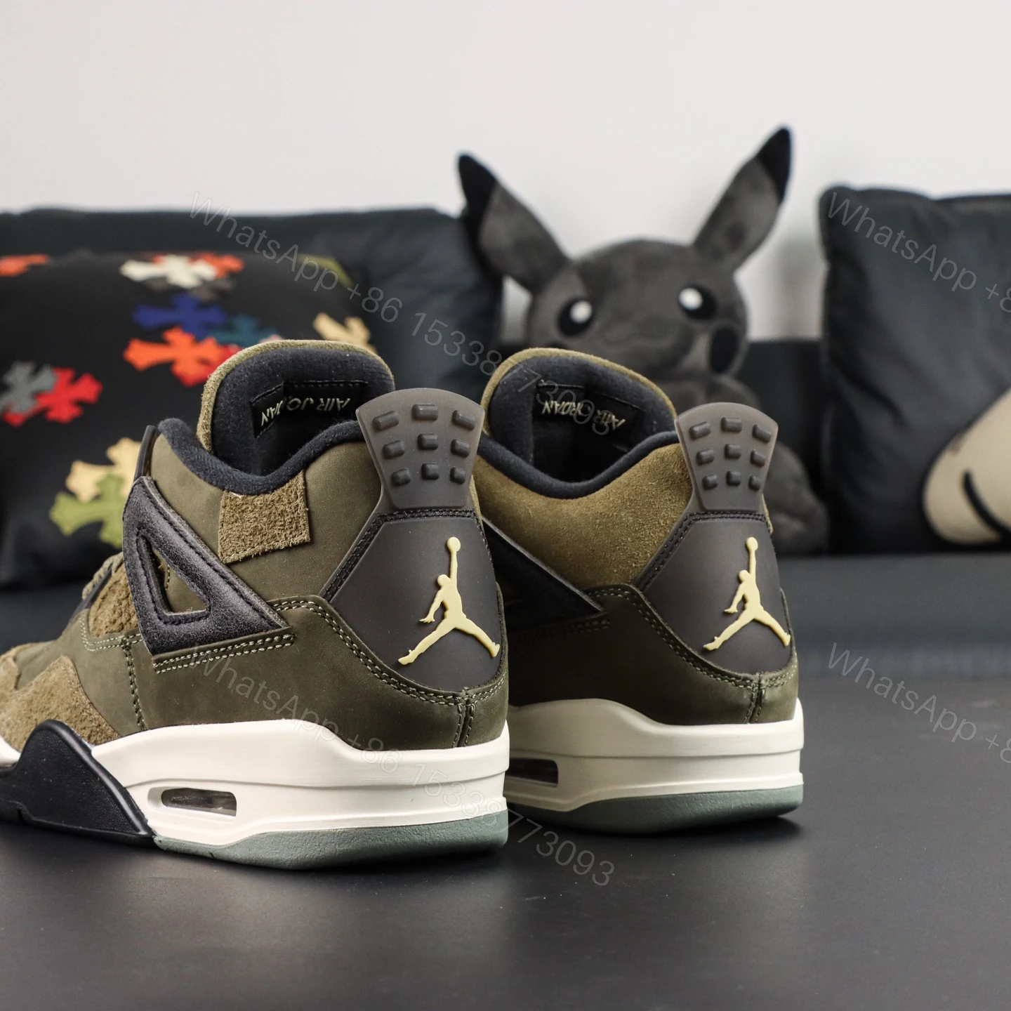View 5 of Air Jordan 4 Retro SE Craft Medium Olive Reps