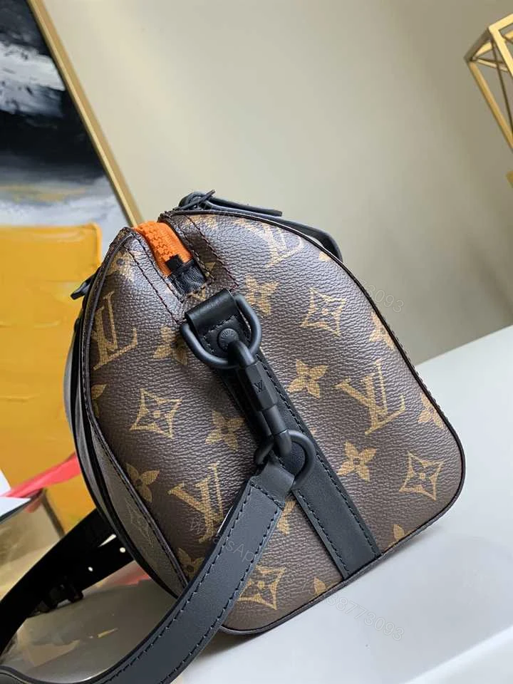 View 5 of LOUIS VUITTON CITY KEEPALL MONOGRAM CANVAS OTHER IN BROWN M45652