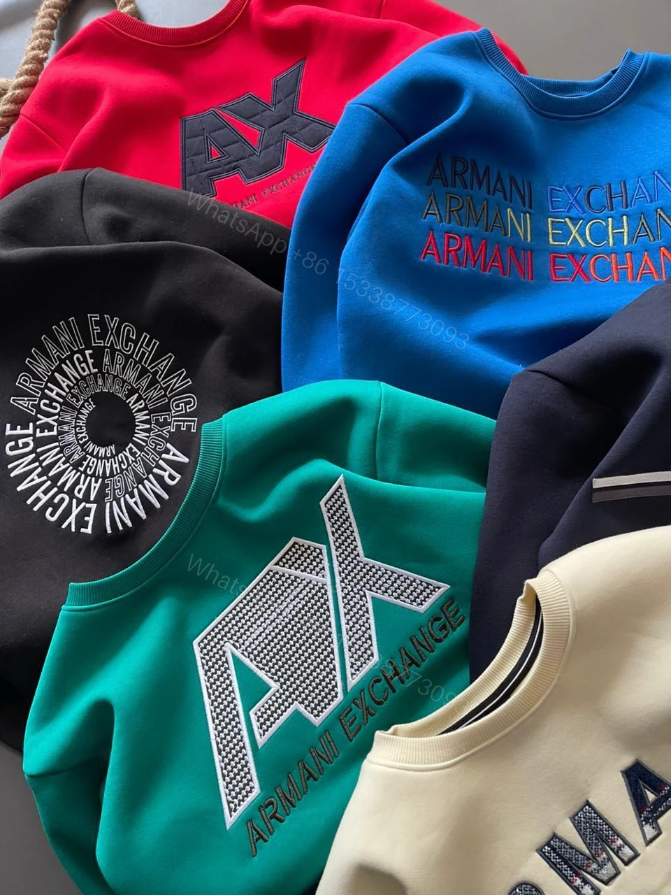 View 5 of First Copy Armani Exchange Premium Quality Sweatshirt