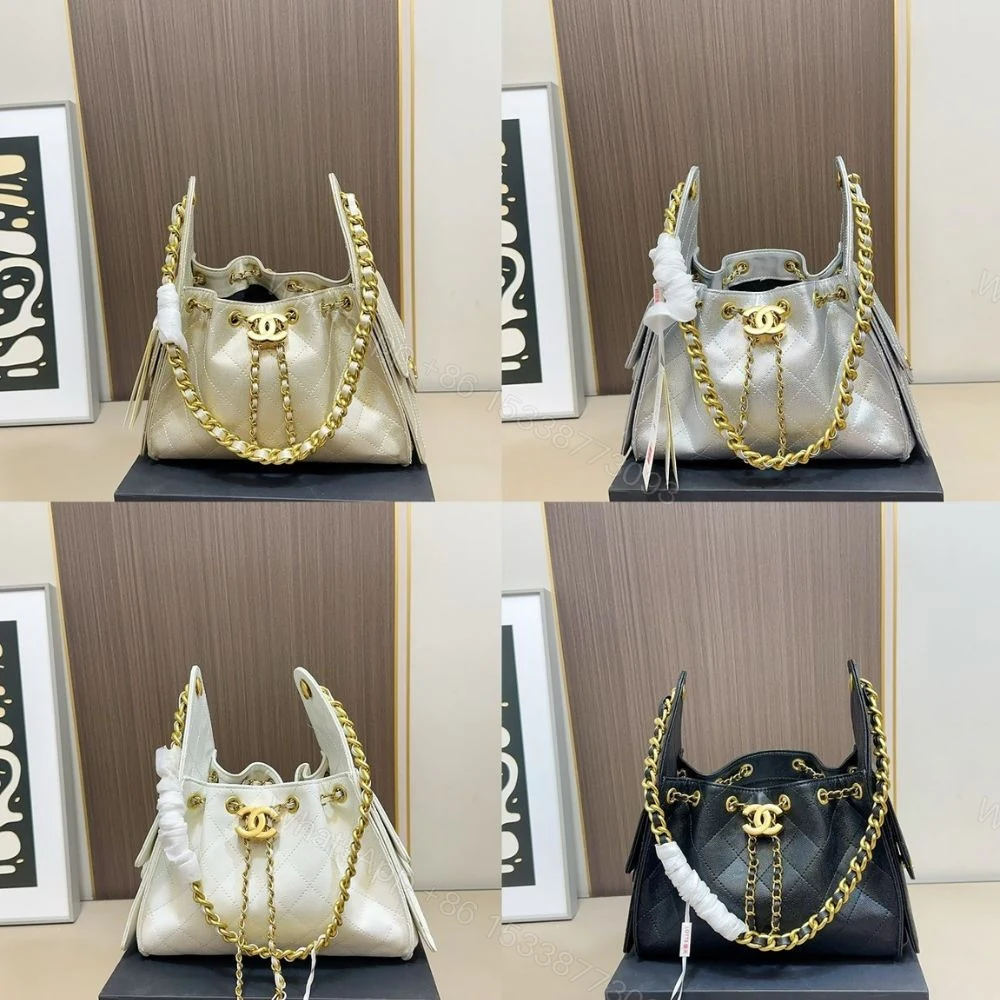 View 3 of Chanel 25 Small Handbag Light Yellow 26Cm