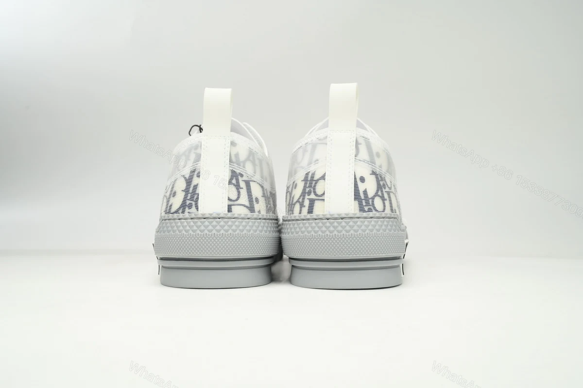 View 3 of Dior B23 HT Oblique Low Cut Blue Gray