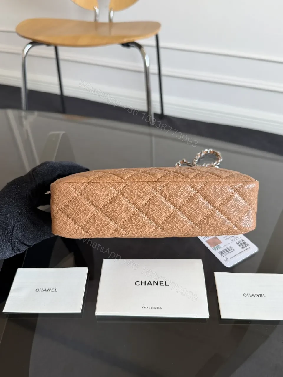 View 12 of Quilted Leather Shoulder Bag: Elegant Compact Chic, Everyday Luxury