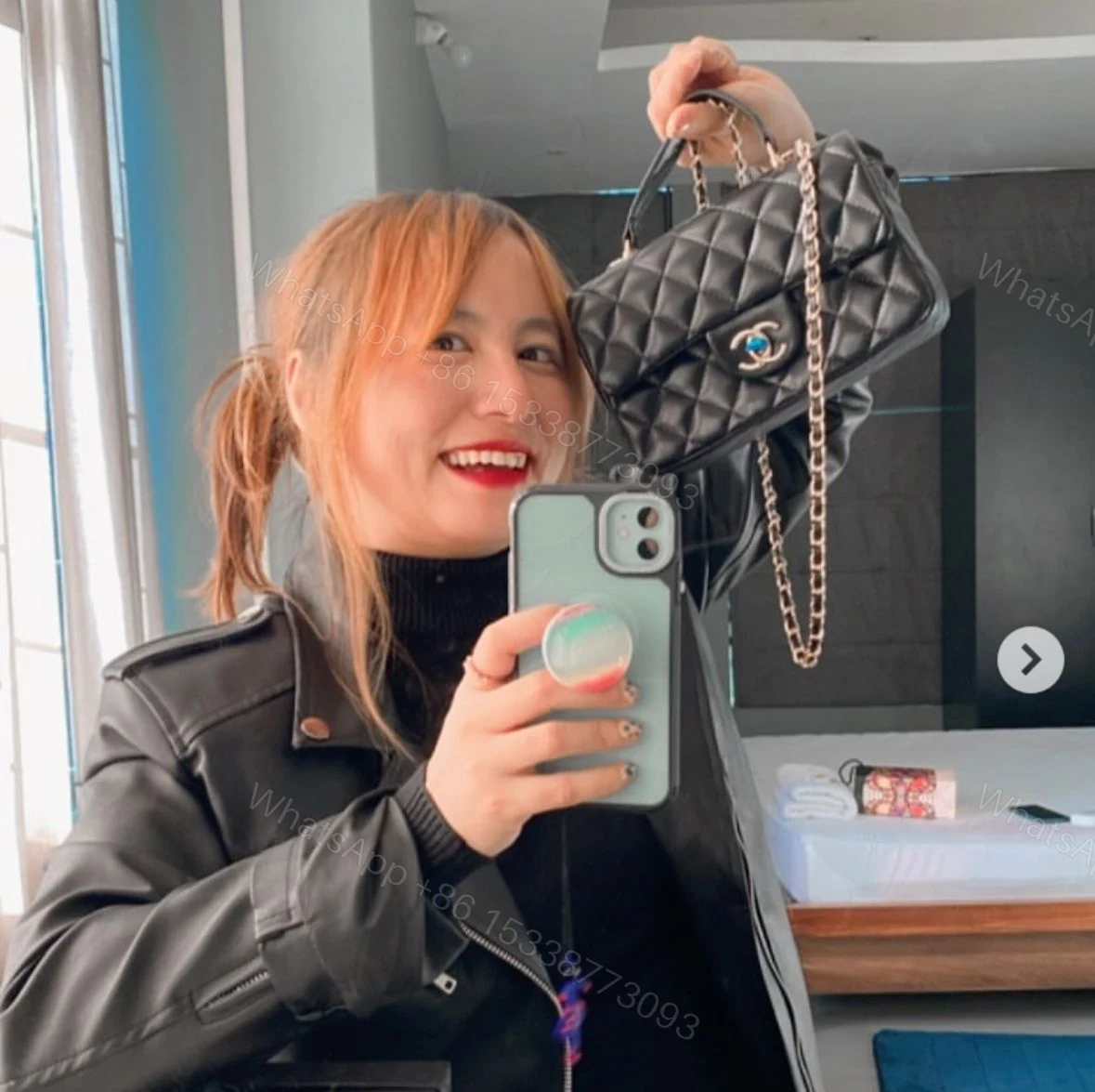 View 8 of FIRST COPY CHANEL MINI FLAP BAG