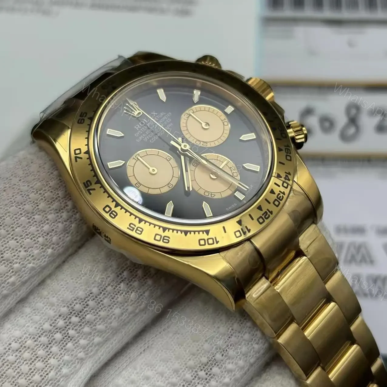 View 5 of Superclone Rolex Daytona Intense black Dial 126508