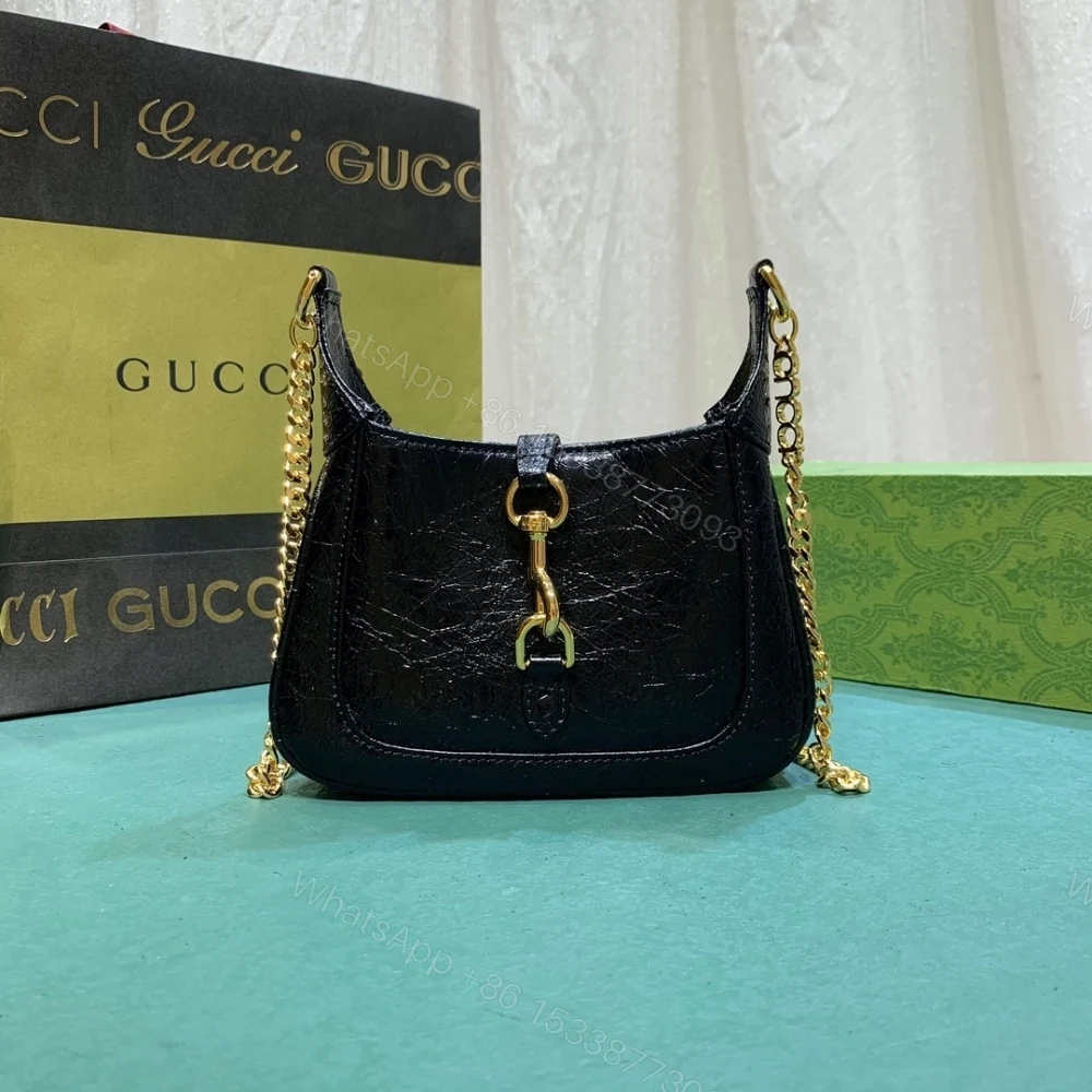 View 2 of Gucci Jackie Notte Mini Bag Black 19Cm