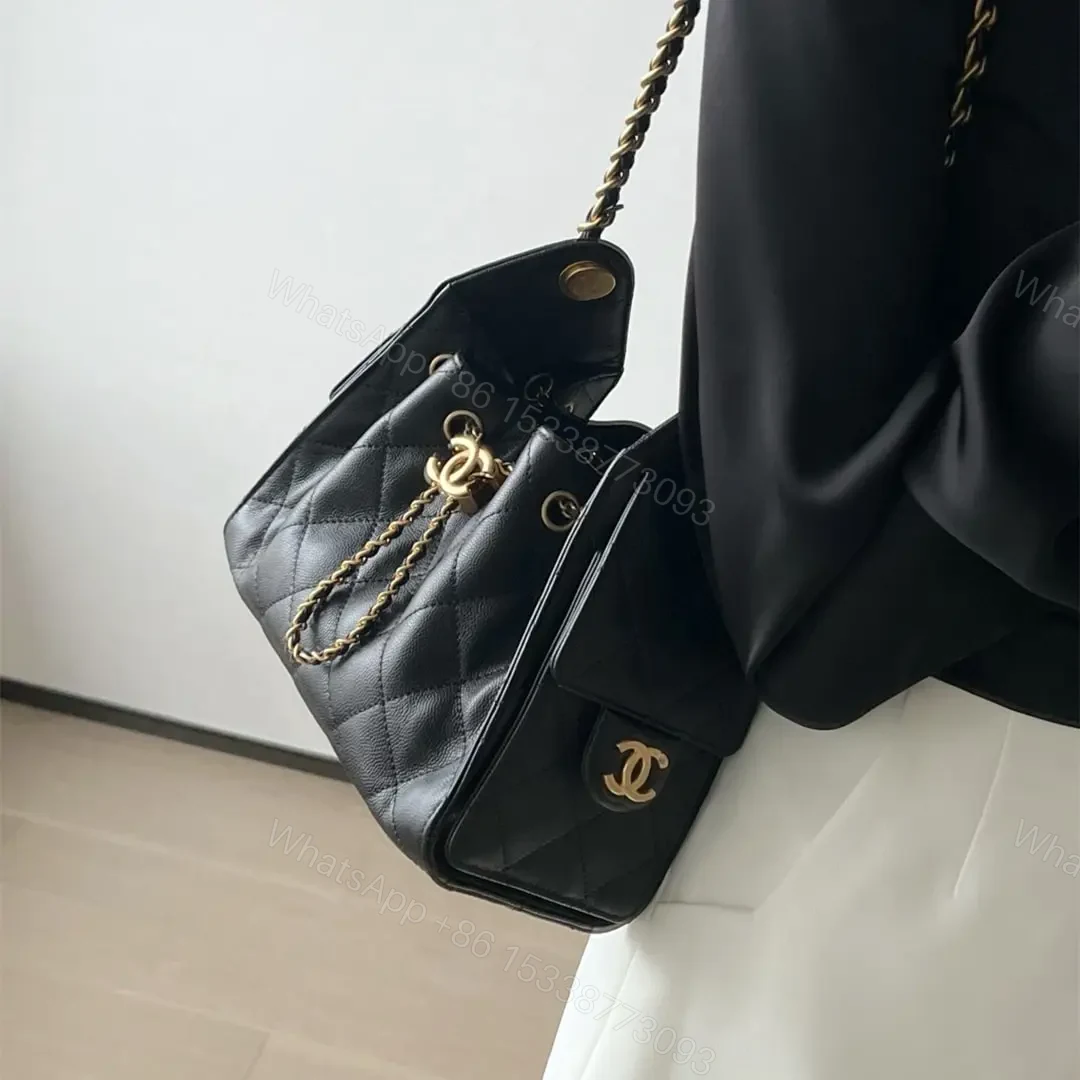 View 10 of 高仿Chanel*26C系列AS5631小牛皮腋下單肩包Mini黑色免檢版