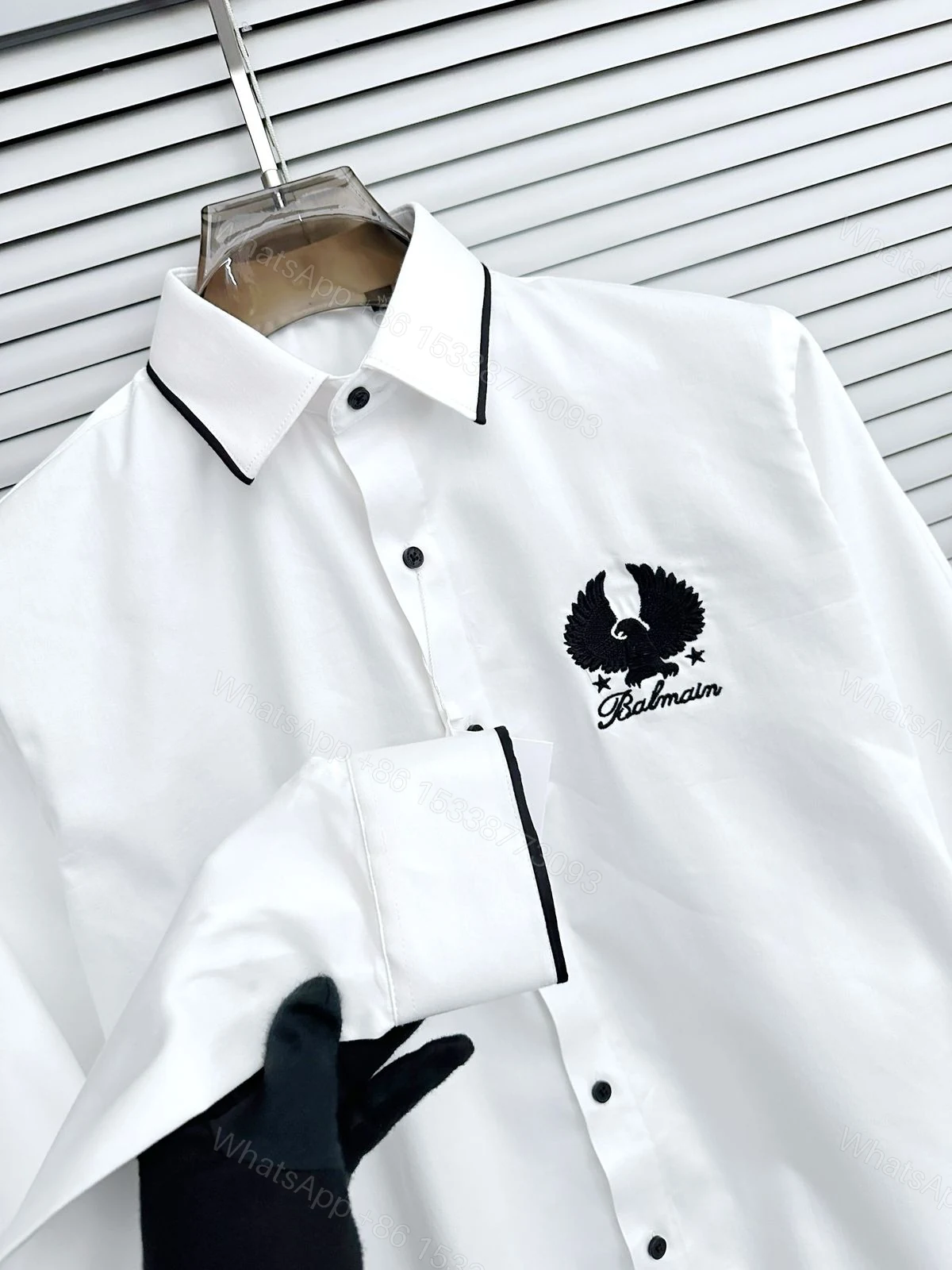 View 7 of FIRST COPY BALMAIN PARIS COTTON PREMIUM SHIRT