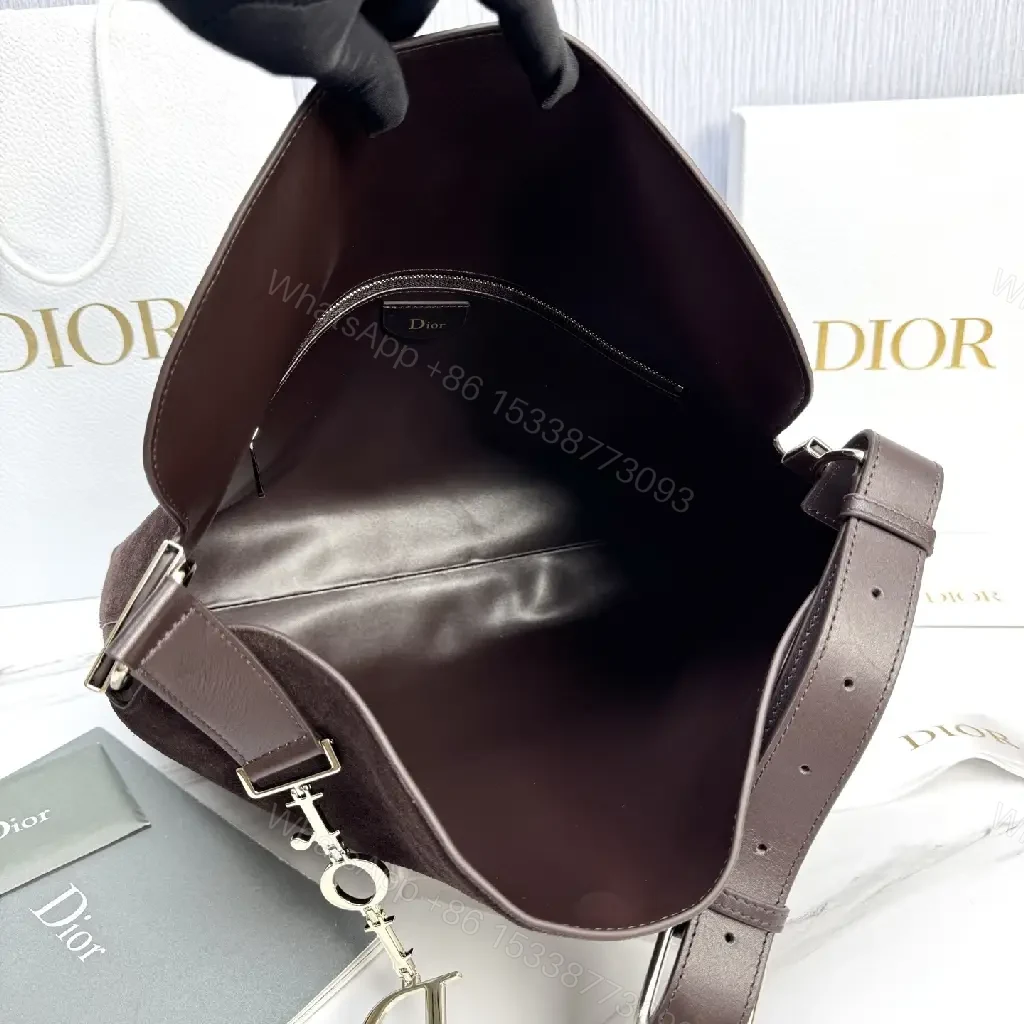 View 7 of Rich Suede Crossbody: Minimalist Hardware, Everyday Luxury