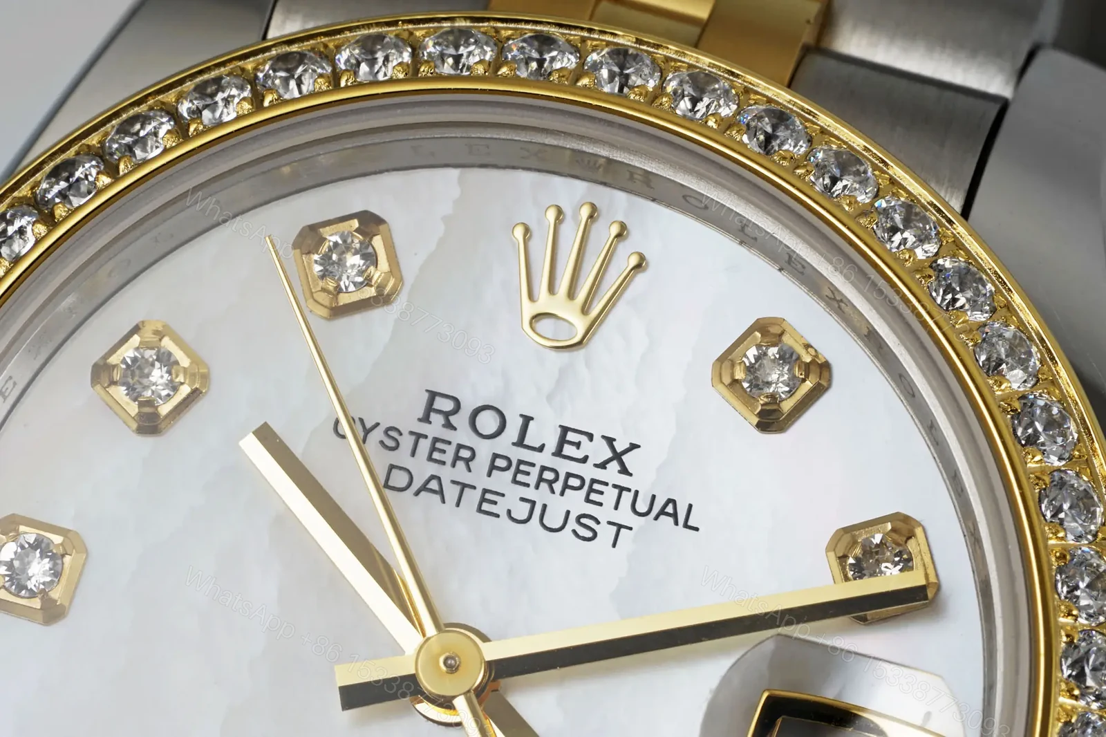 View 4 of Premium Rolex Datejust 31 Two Tone White Diamond 31MM Jubilee Bracelet RG-DJ31-TT-WHITE-DIAMOND-JUBILEE-31