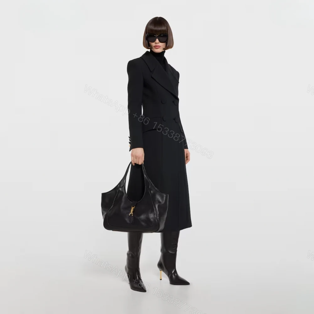 View 8 of Gucci Mercato Medium Tote Bag Black Leather 35cm