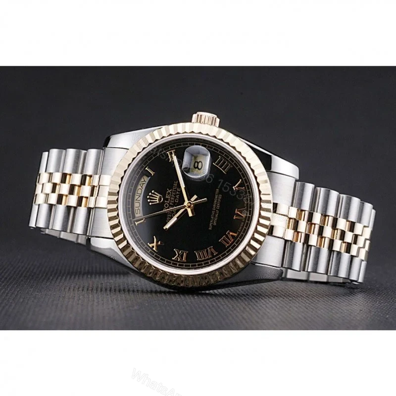View 5 of Superclone Rolex Day-Date Black Dial SRL78 36 mm