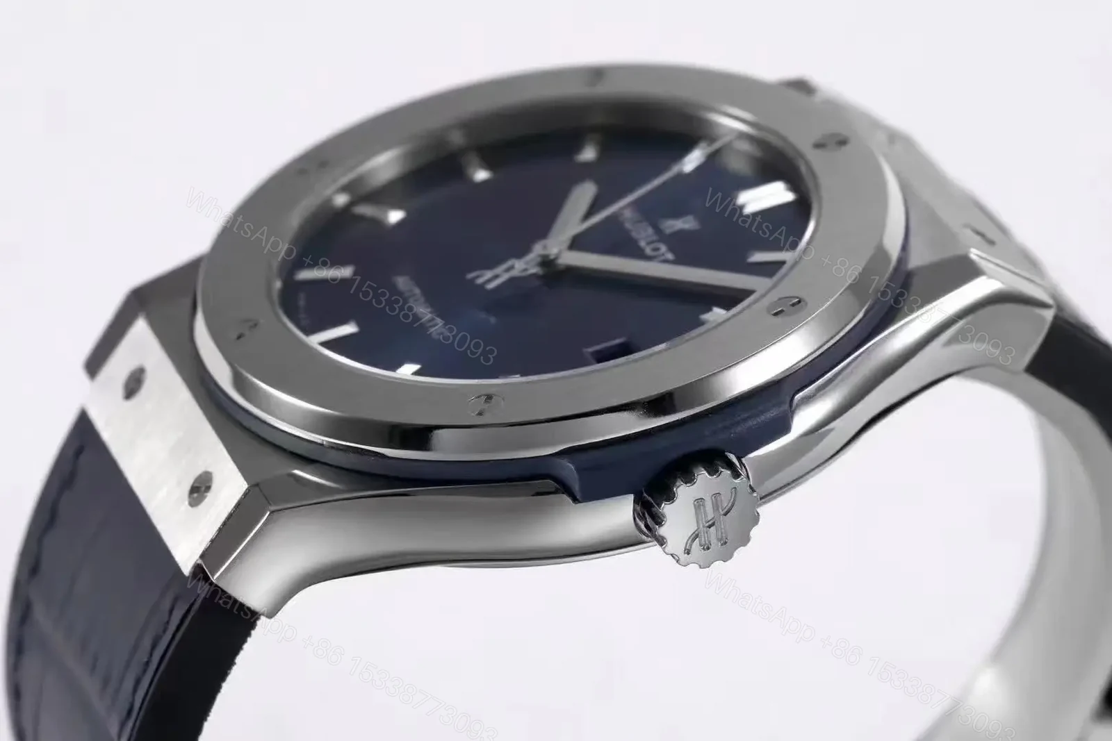 View 5 of Hublot Classic Fusion Blue Dial Titanium Watch 45mm Automatic