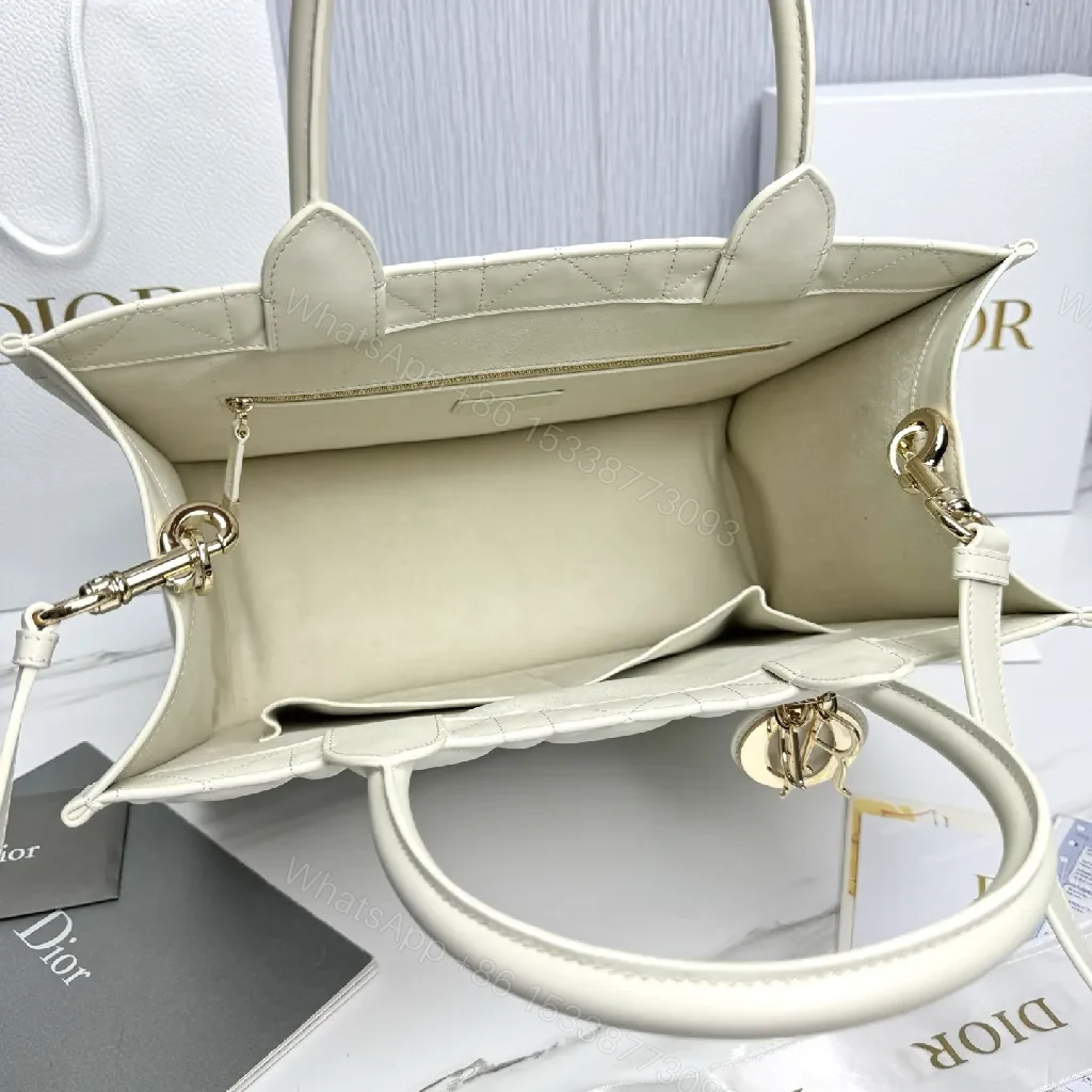 View 7 of Quilted Tote: Structured Luxe, Iconic Charms, Everyday Elegance