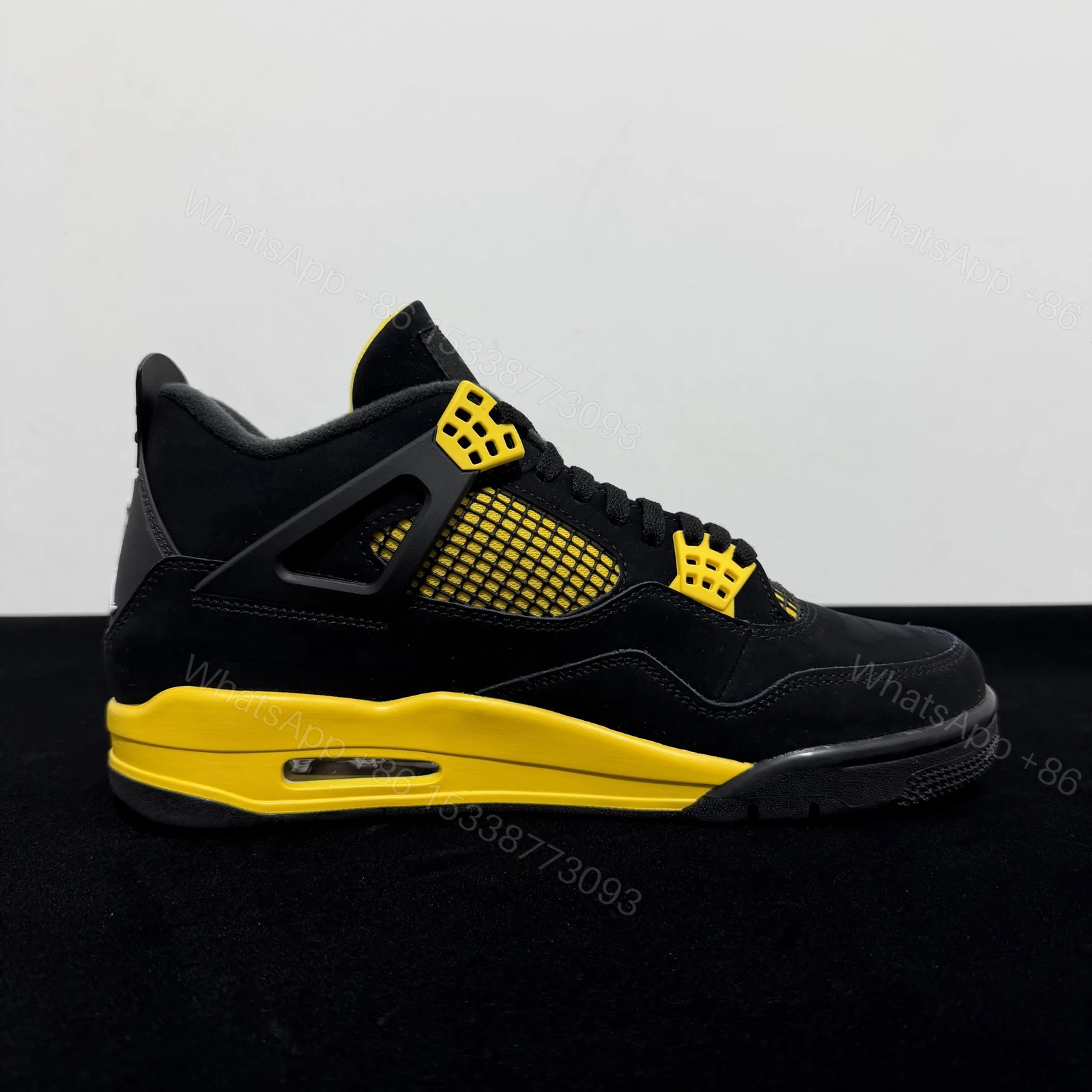View 2 of Air Jordan 4 Retro Yellow Thunder 2023 Reps