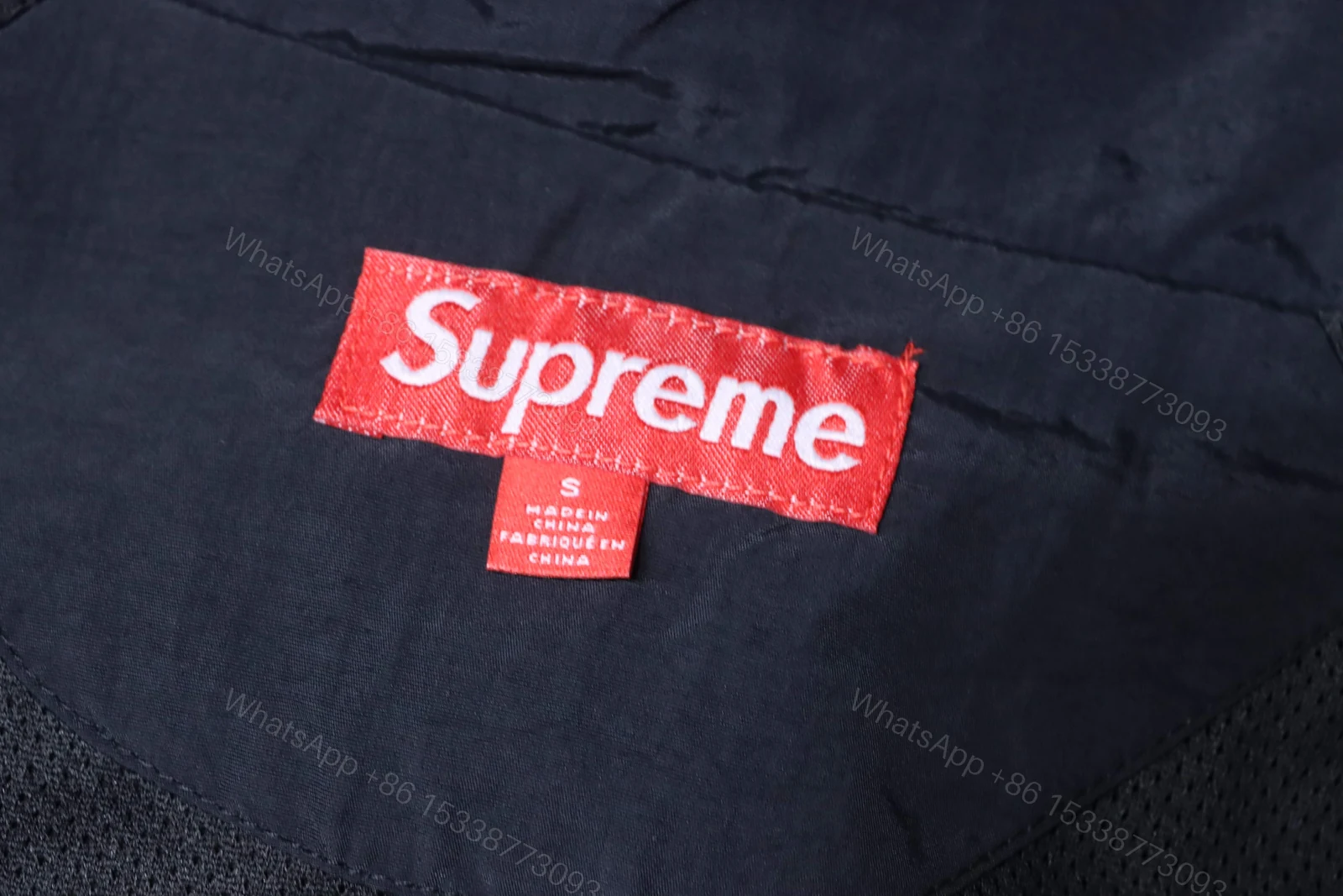 View 4 of Supreme 25FW Contrast Piping Track Jacket black