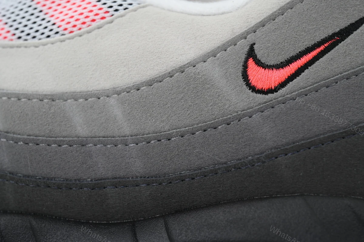 View 2 of Nike Air Max 95 'Big Bubble - Solar Red' IM7410-001