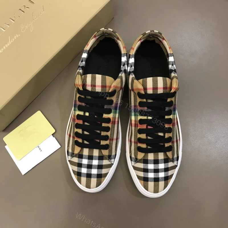 View 3 of BURBERRY RAINBOW VINTAGE CHECK TRAINERS – BBR15