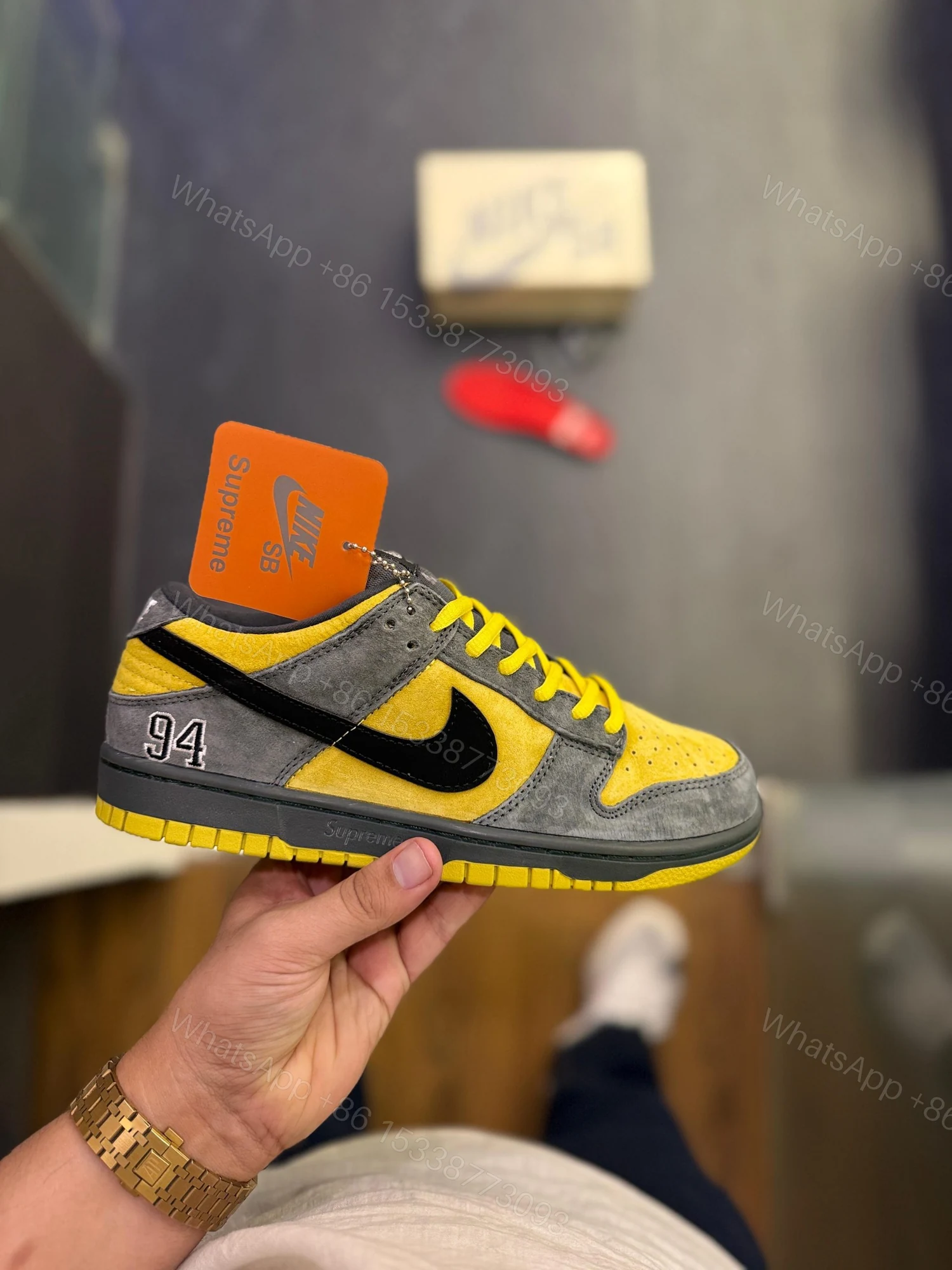 View 6 of First Copy Nike SB Dunk “Supreme ’94 Camper Green” – 2025 Edition