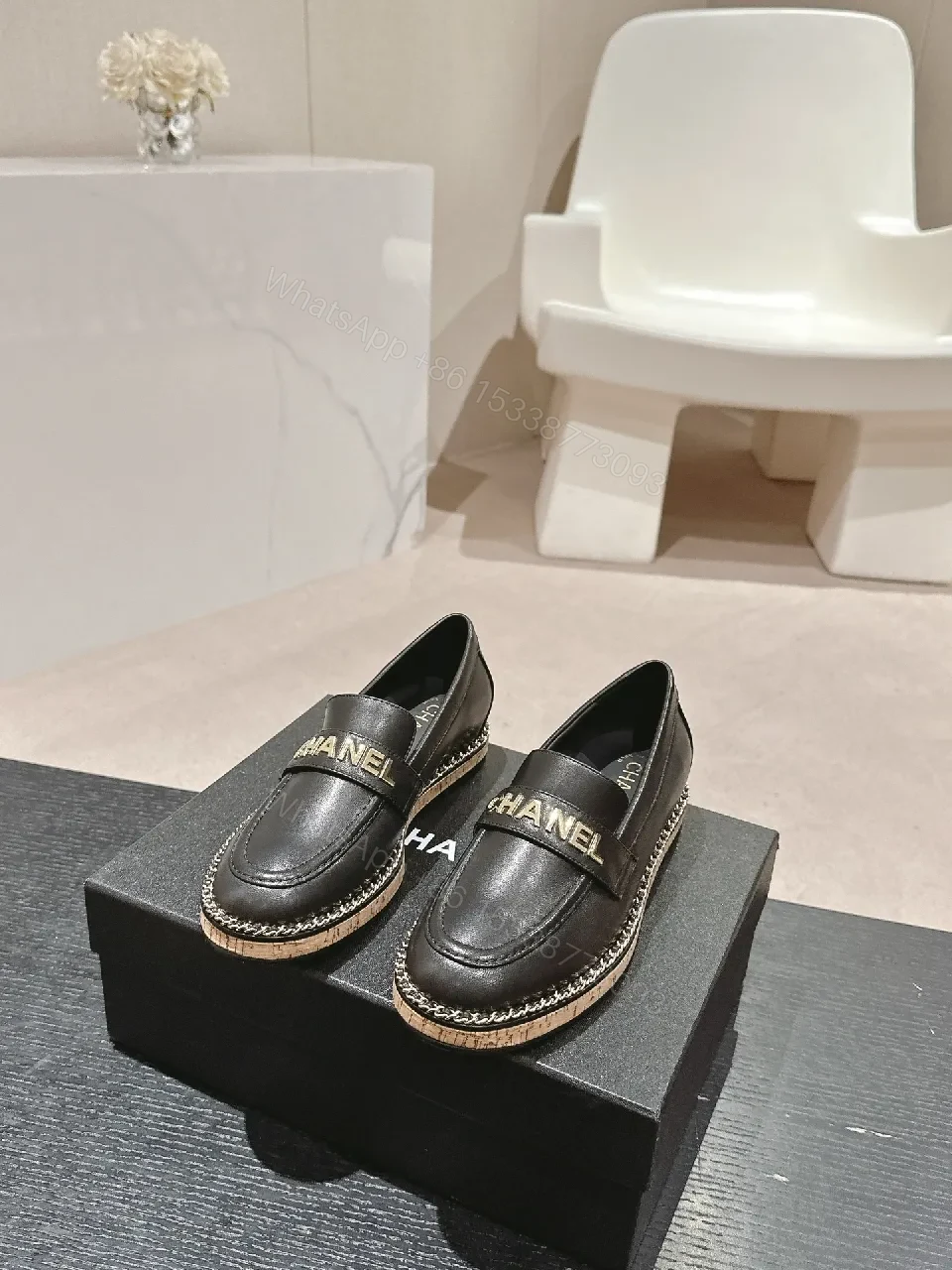 Black Leather Loafers - Luxe, Modern, Comfort-Driven — view 1