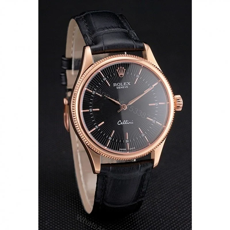 View 3 of Superclone Rolex Cellini Black Dial REP016815