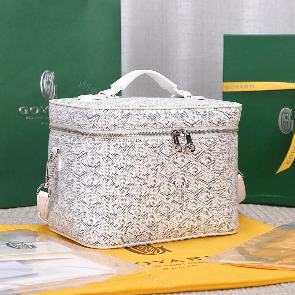 View 4 of 高仿Goyard*Muse系列MUSEVA6單價盒子包白色免檢版