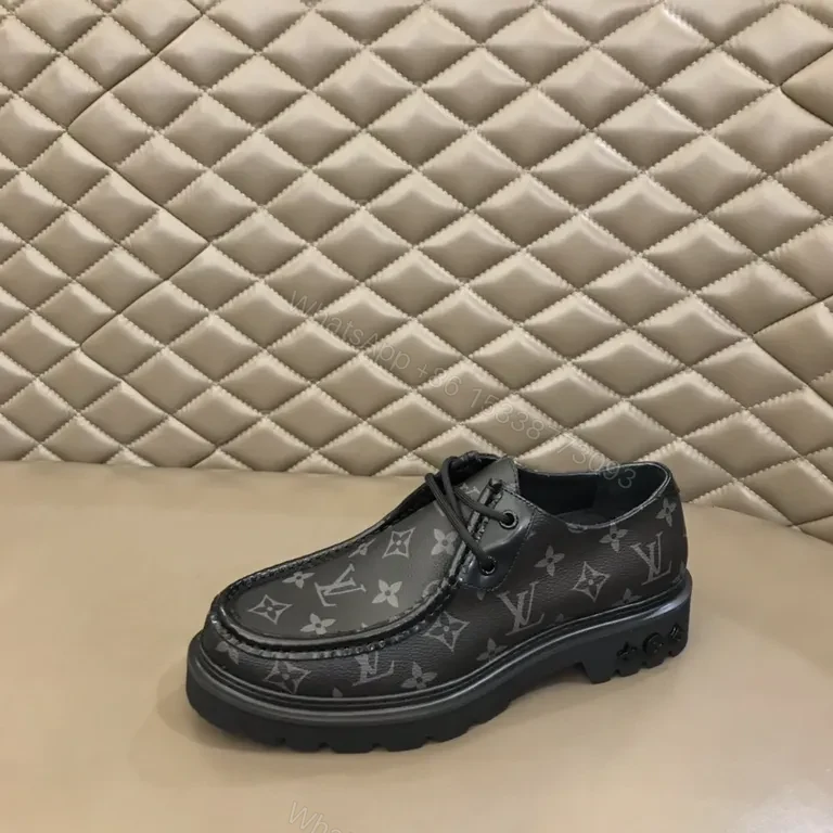 View 3 of Monogram Leather Loafers: Luxe Comfort & Iconic Style