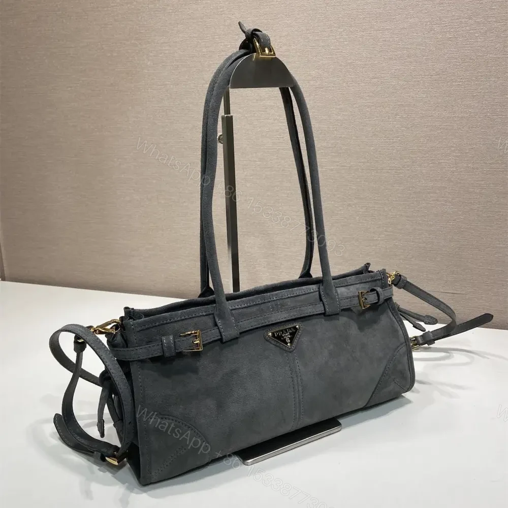 View 3 of 高仿Prada*Bonnie系列1BA426手提單肩包空軍藍小號免檢版