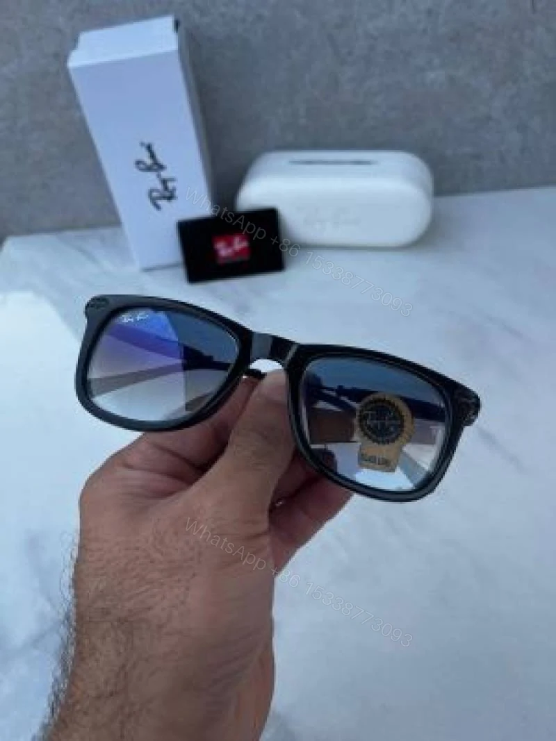 View 5 of First Copy Rayban 2148 Mercury Blue 299 Sunglasses