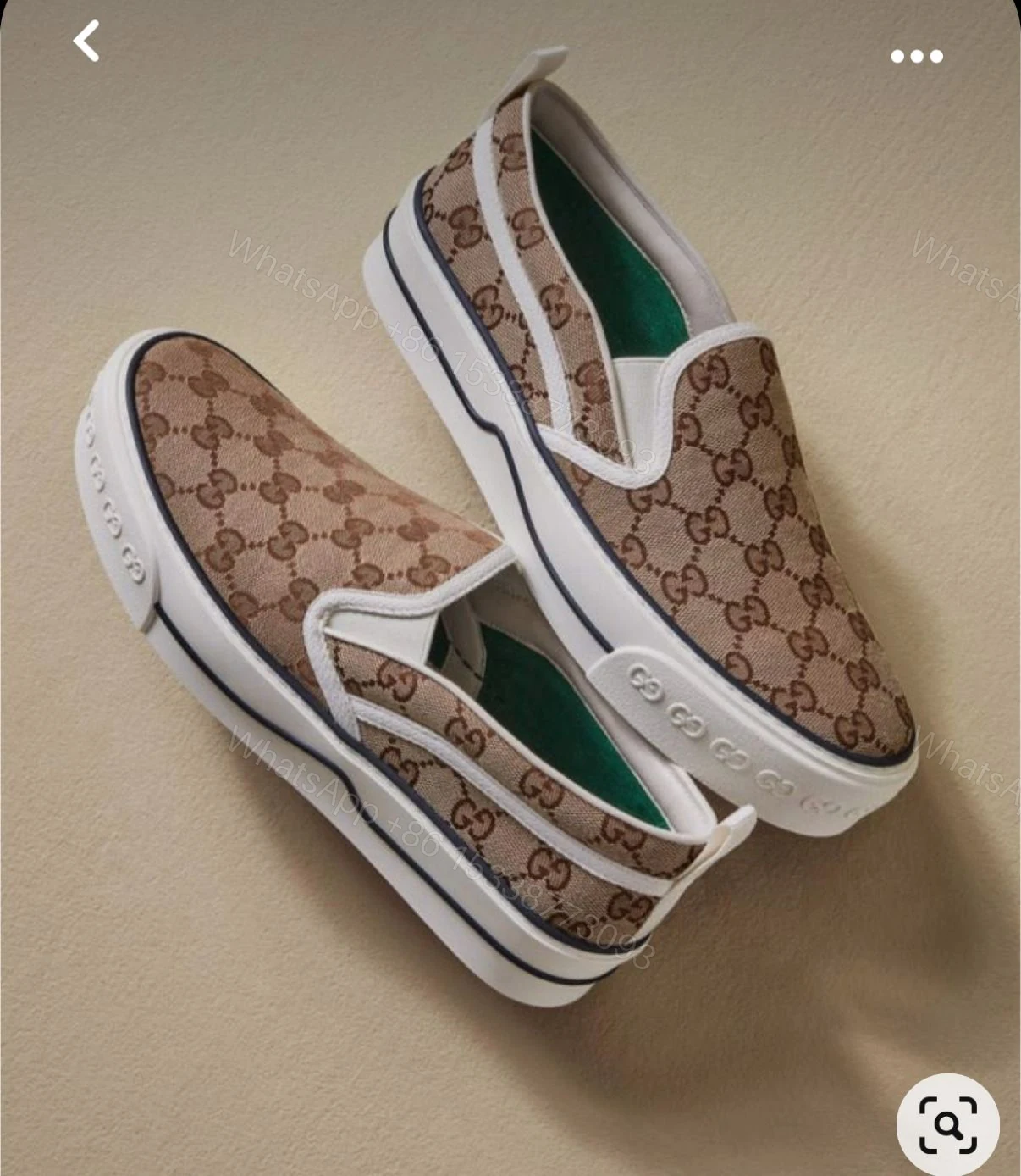View 5 of First Copy Gucci Tennis Slip-On Shoes for Men
