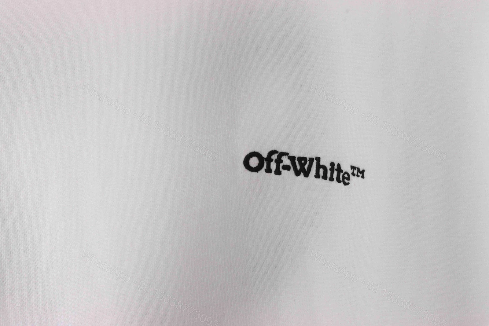 View 8 of Off-White Embroidered Arrow White T-Shirt