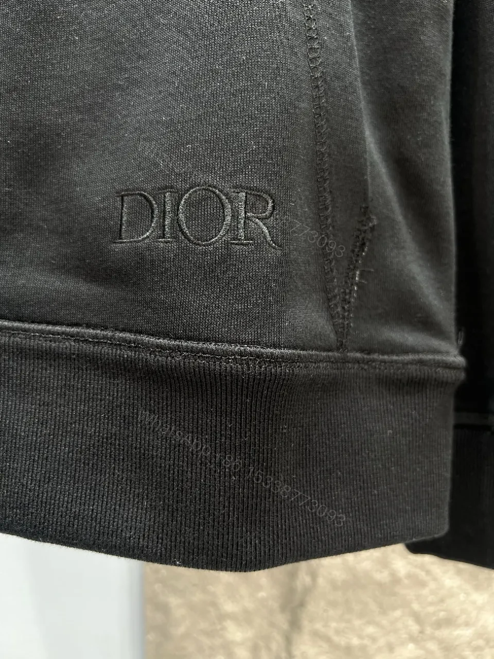 View 8 of Black Dragon-Pattern Lined Zip Hoodie - Everyday Luxe Streetwear