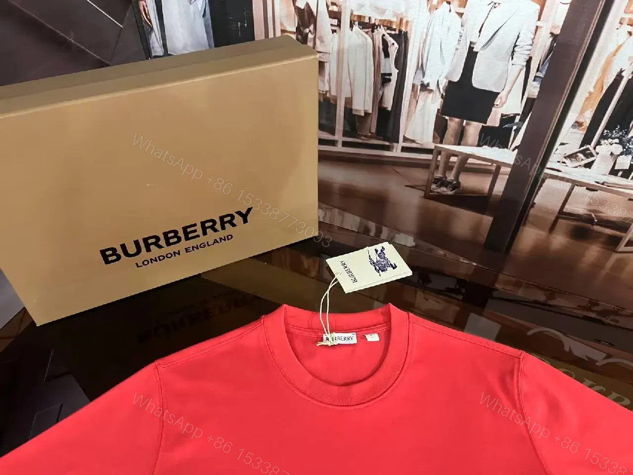 View 5 of Textured Cotton Crest Tee: Luxe Everyday Comfort