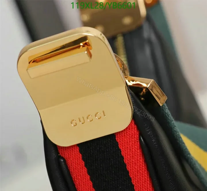 View 10 of Black Gucci Small Shoulder Bag Lookalike VRX310