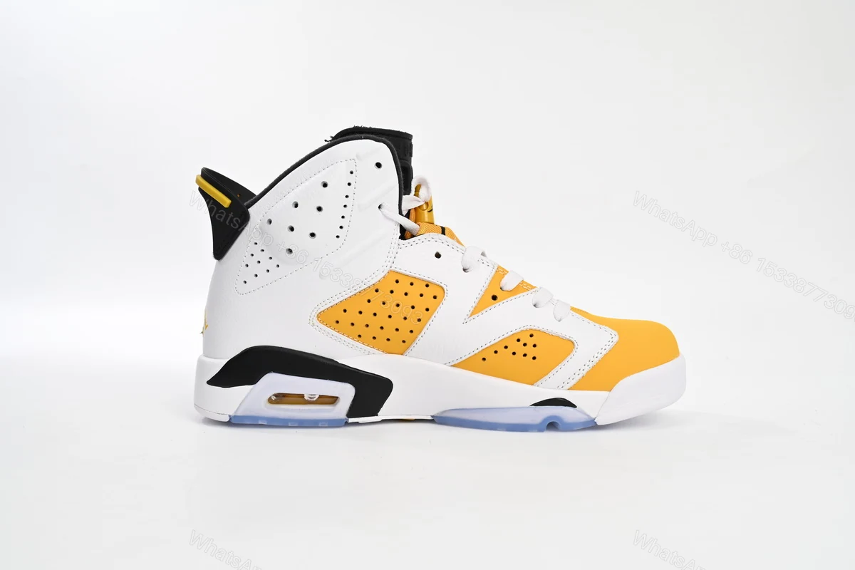 View 5 of Air Jordan 6 Retro Yellow Ochre CT8529-170