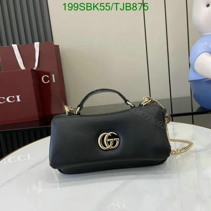 View 30 of Gucci Rosso Ancora Red Leather Mini Top Handle Bag HG258