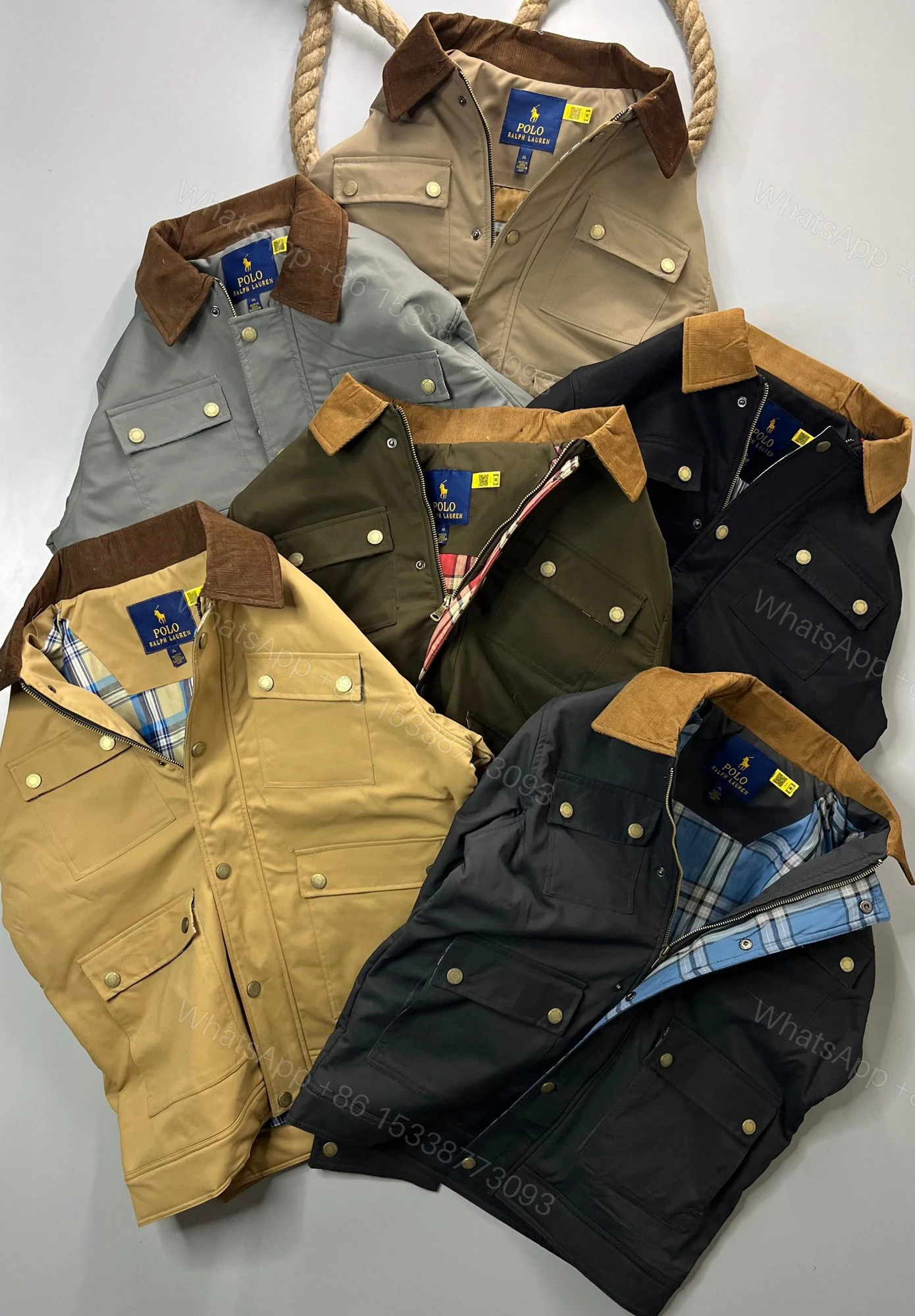 FIRST COPY RALPH LAUREN PREMIUM QUALITY COTTON JACKET — view 1
