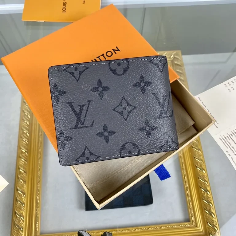 View 7 of Monogram Eclipse: Compact Wallet â€” Luxury, Minimalist, Bi-Fold