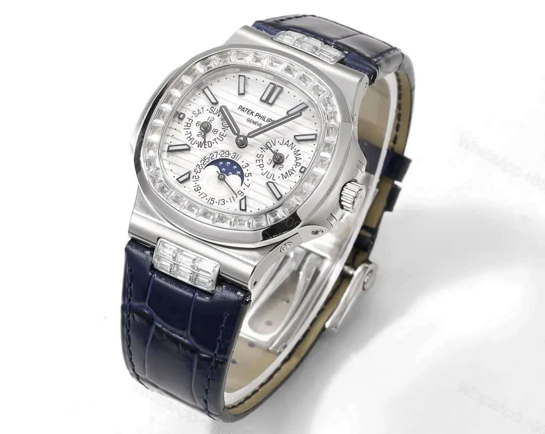 View 3 of Patek Philippe Blue Nautilus Watch