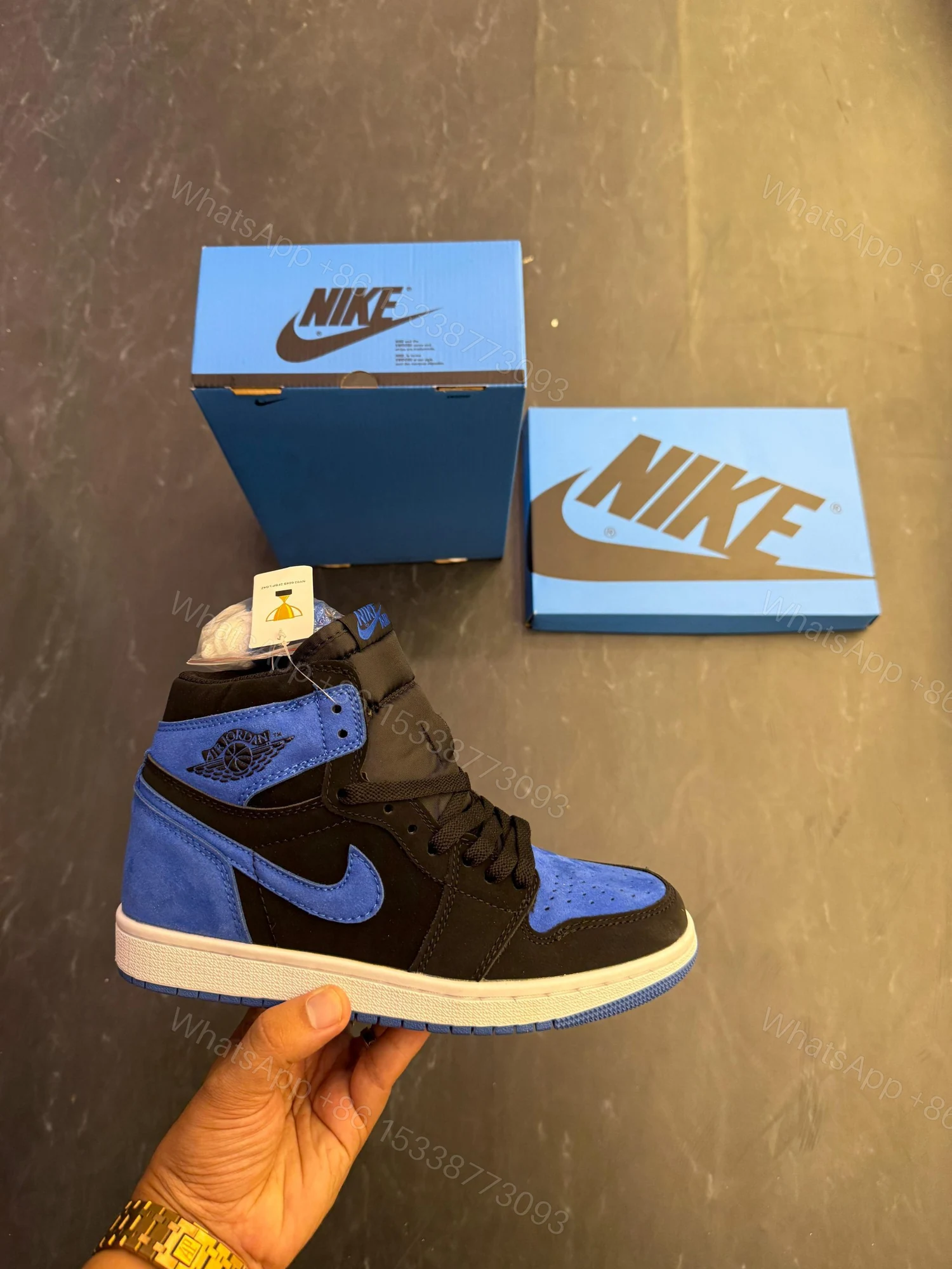 View 3 of FIRST COPY AIR JORDANS RETRO 1 HIGH ROYAL REIMAGINED
