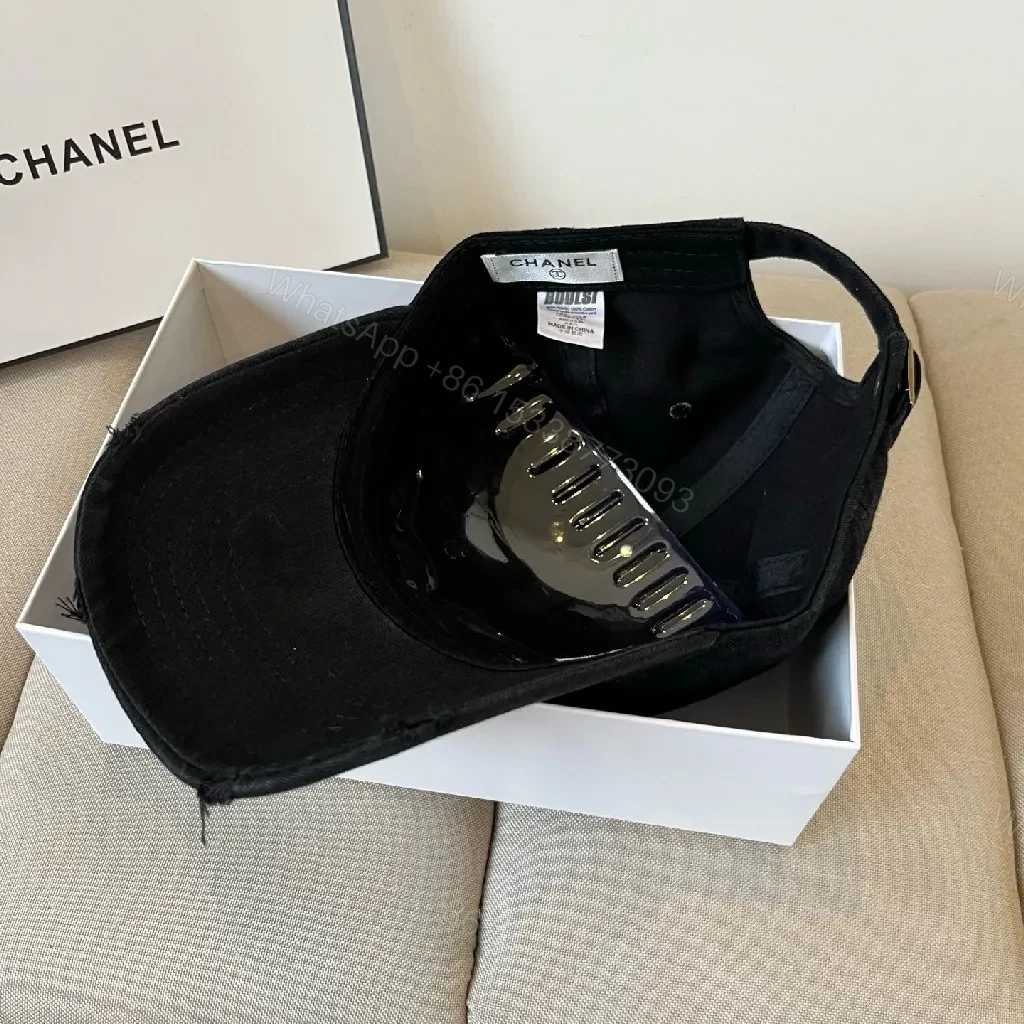 View 2 of Distressed Cotton Cap — Modern Edge, Everyday Luxury