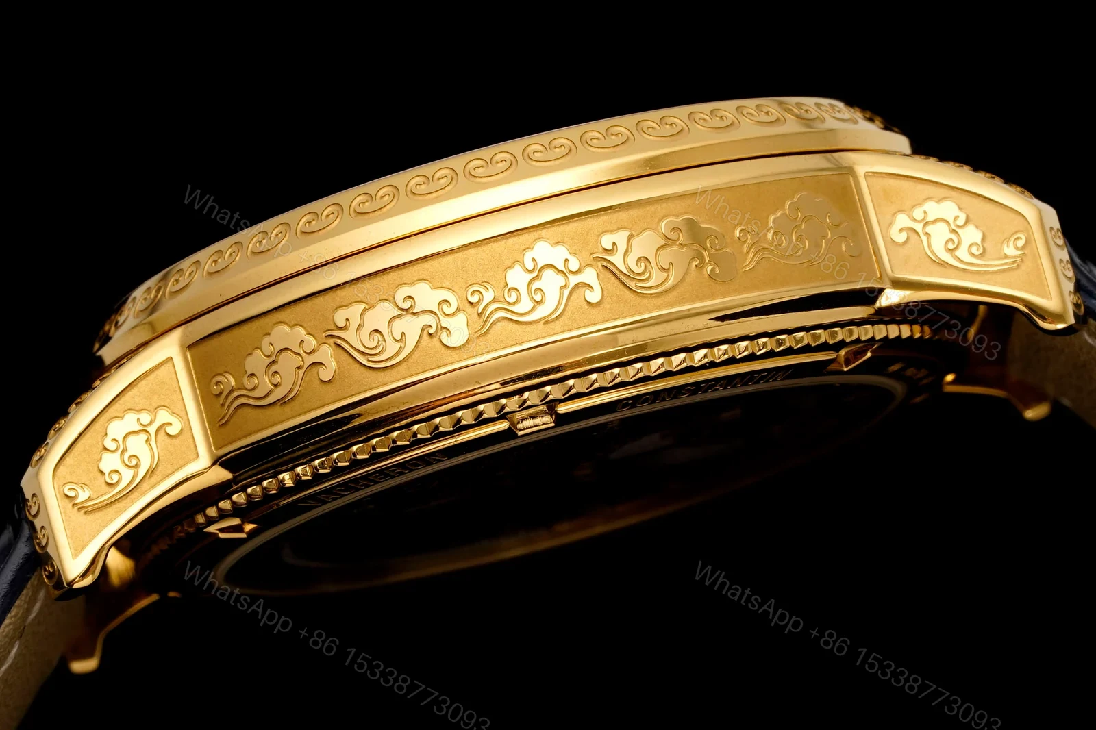 View 8 of Vacheron Constantin Traditionnelle Tourbillon Dragon Phoenix Engraved Dial 41mm Rose Gold Edition RG-VC-TRADITIONNELLE-DRAGON-PHOENIX-RG-41