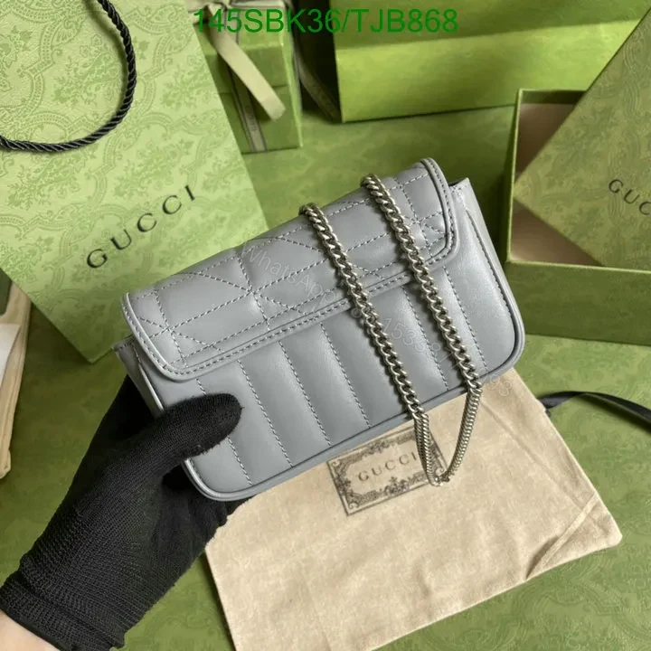 View 22 of Gucci Super Mini Bag in Blue Matelassé Chevron Leather with Silver-Toned Hardware 496474